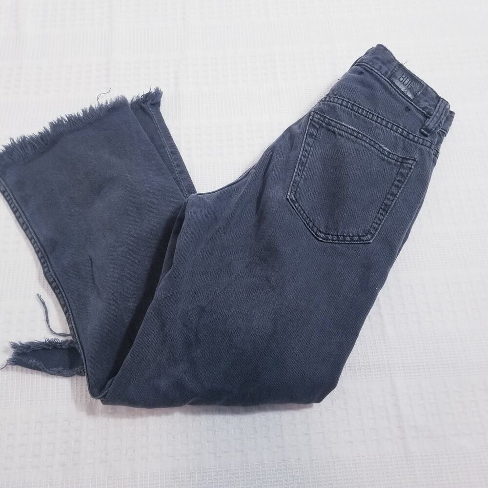 BDG Kick Flare High Rise Cropped Destroyed Ripped Jeans - Picture 8 of 12